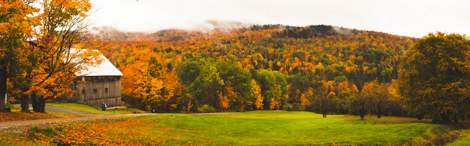 rural vermont in the fall